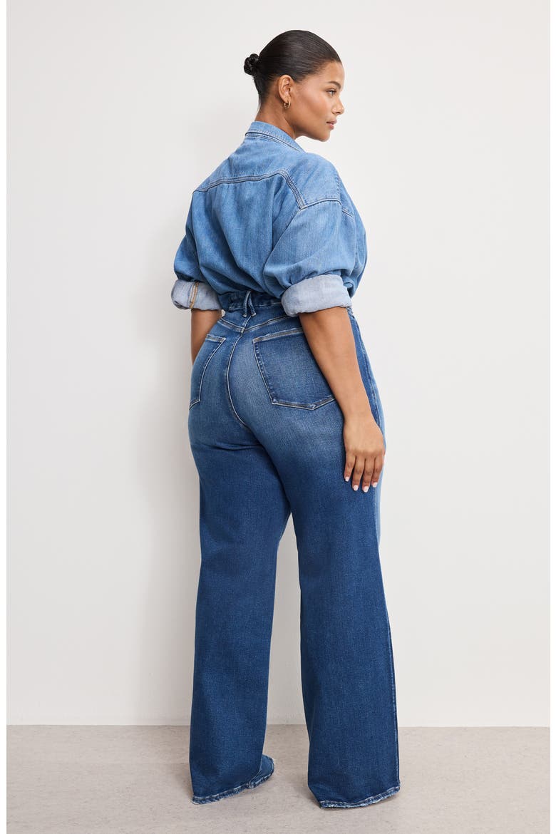 Soft-Tech Good Skate High Waist Wide Leg Jeans, Alternate, color, INDIGO891