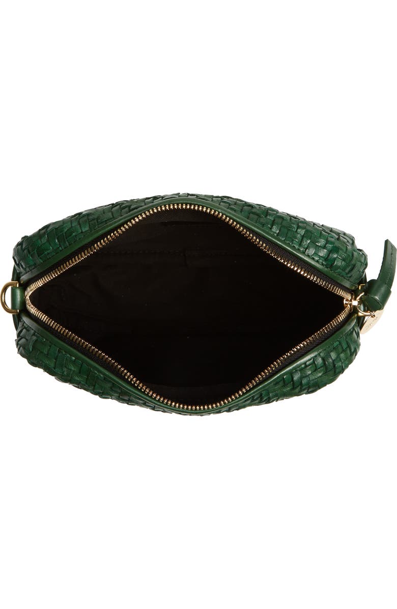 Clare V. Midi Sac Woven Leather Crossbody, Alternate, color,