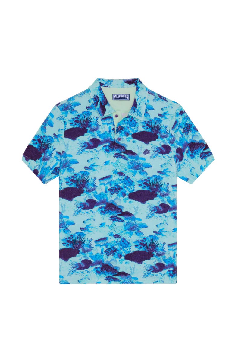 Vilebrequin Men Terry Polo Coral Reef, Main, color, Oxygen