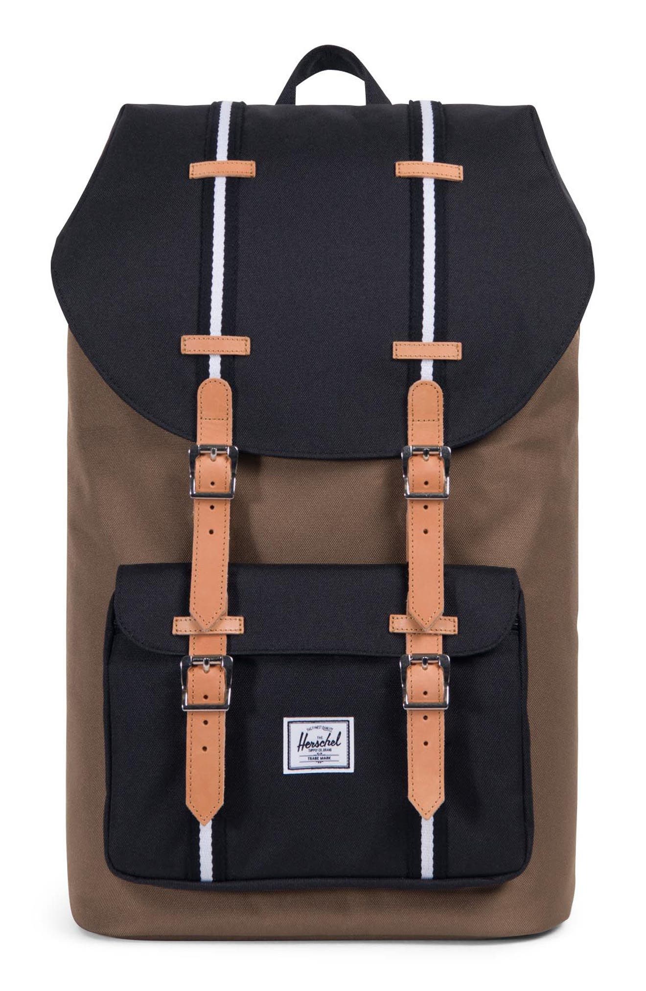 Herschel Supply Co. Little America Offset Stripe Backpack, Main, color, 