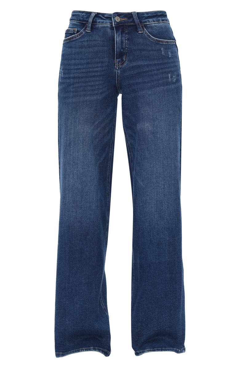 Bayeas Low Rise Wide Leg Jeans, Alternate, color, Dark Blue