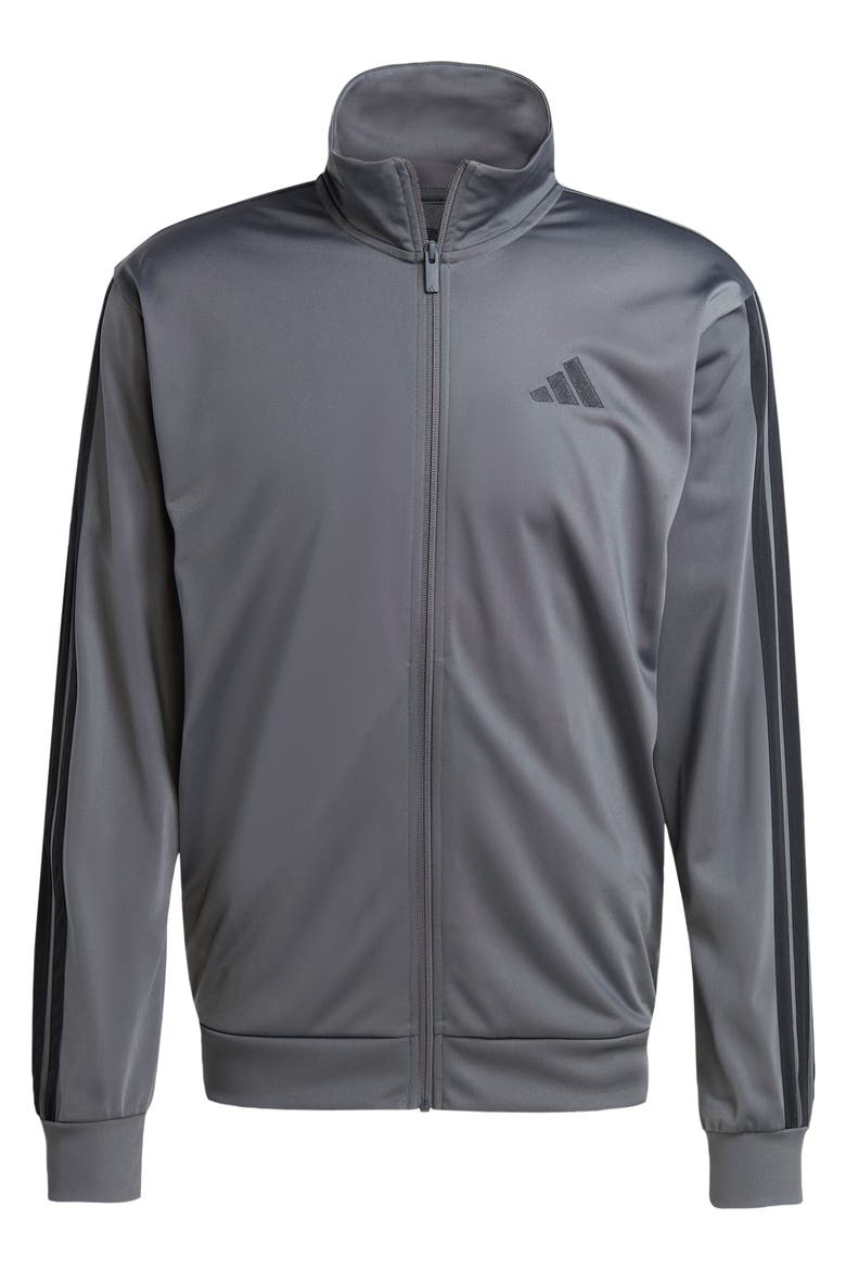 Essentials Warm-Up 3-Stripes Track Jacket, Alternate, color, GRESIX