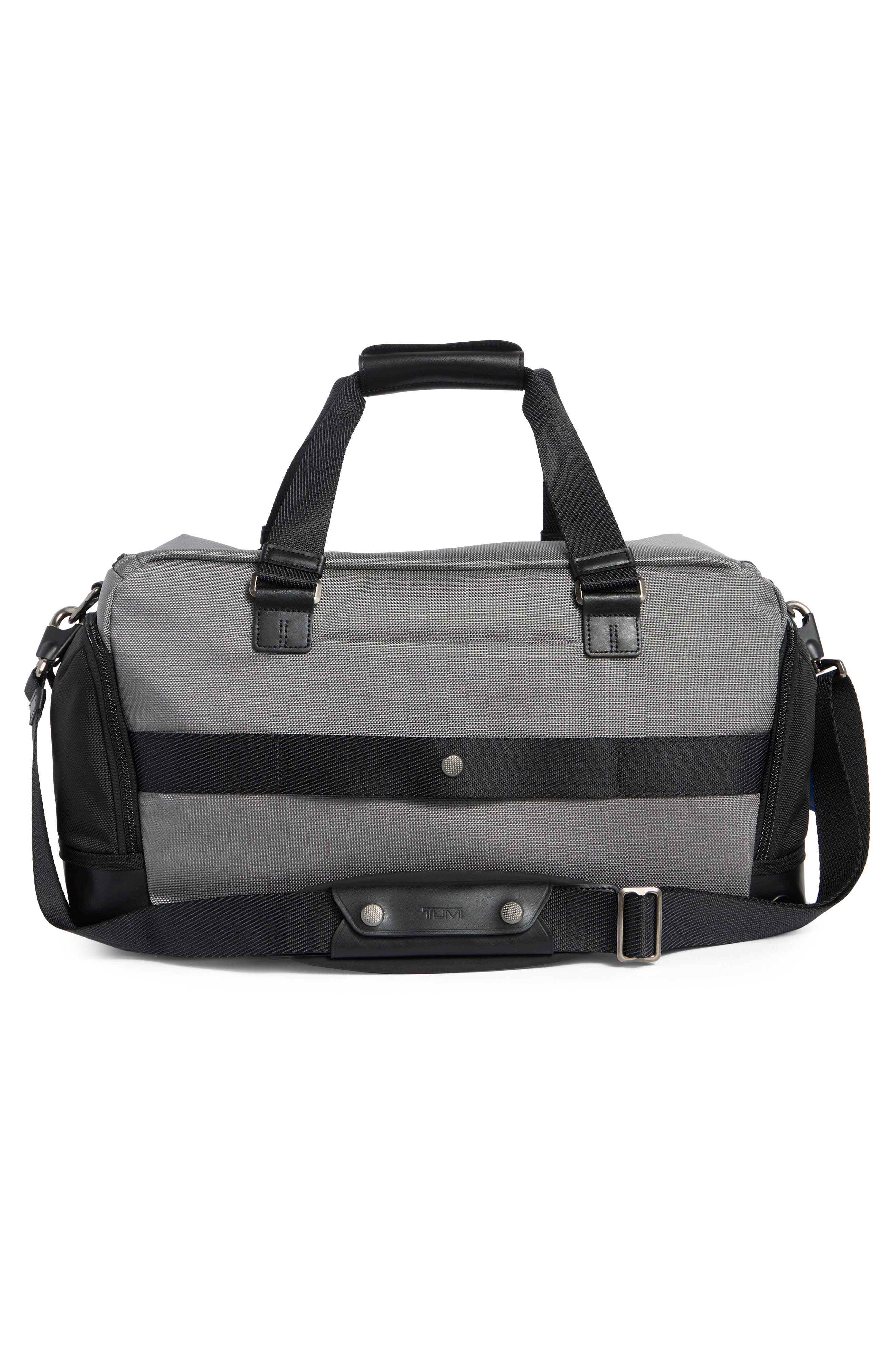 TUMI Charge Duffle Bag, Alternate, color, Dark Graphite/ Blue