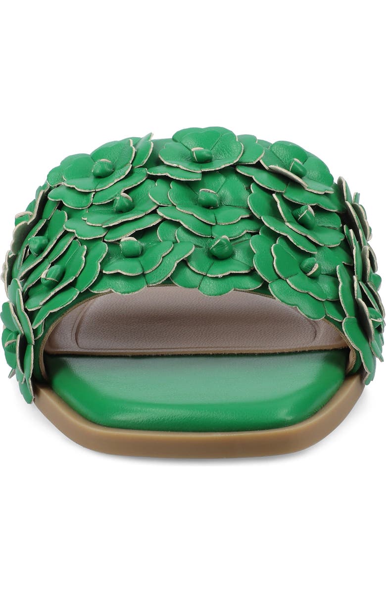 Journee Collection Azalea Slide Sandal, Alternate, color, Green