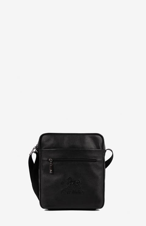El Cavaleiro Leather Traveler Crossbody Bag 385