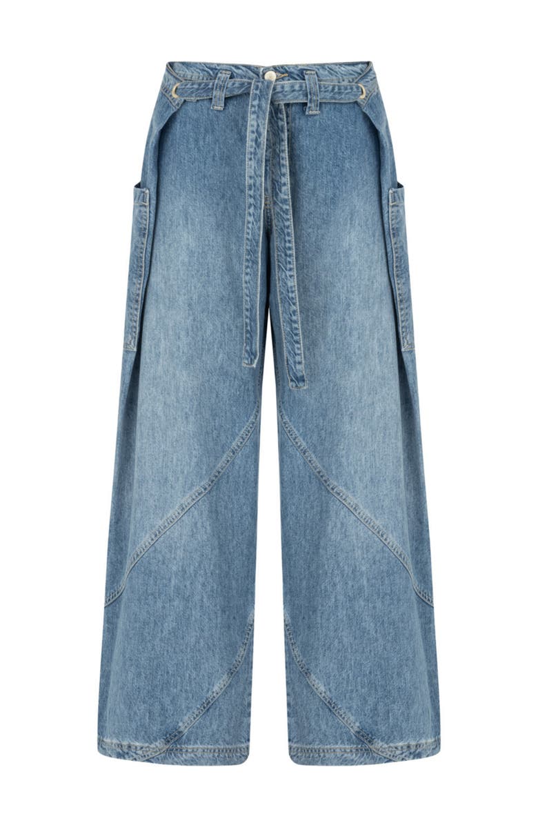 Nocturne Contrast Top Stitching Pockets Jeans, Alternate, color, 