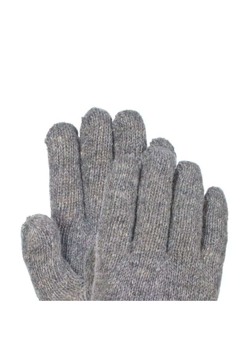 Women/Ladies Manicure Knitted Gloves, Alternate, color, Grey Marl
