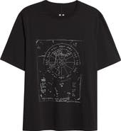 Rick Owens Temple Brad Cotton Graphic T-Shirt