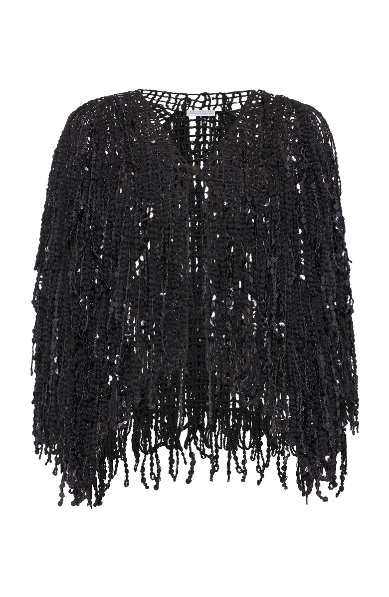 Brunello Cucinelli Dazzling Cascades cardigan, Main, color, 