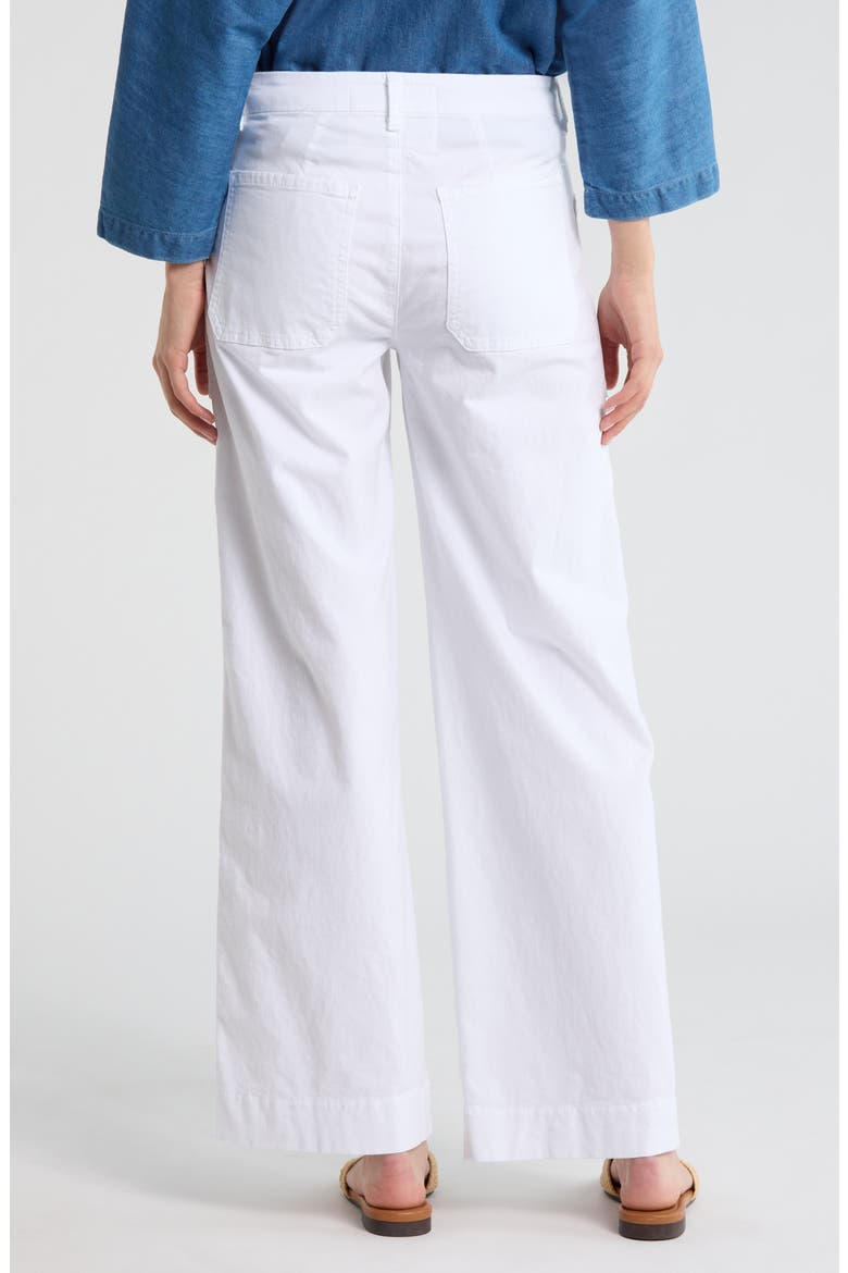 Limerick Mid Rise Wrap Pocket Pants, Alternate, color, WHITE
