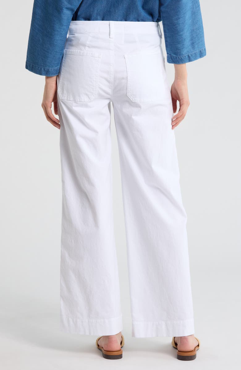 Frank & Eileen Limerick Mid Rise Wrap Pocket Pants, Alternate, color, White