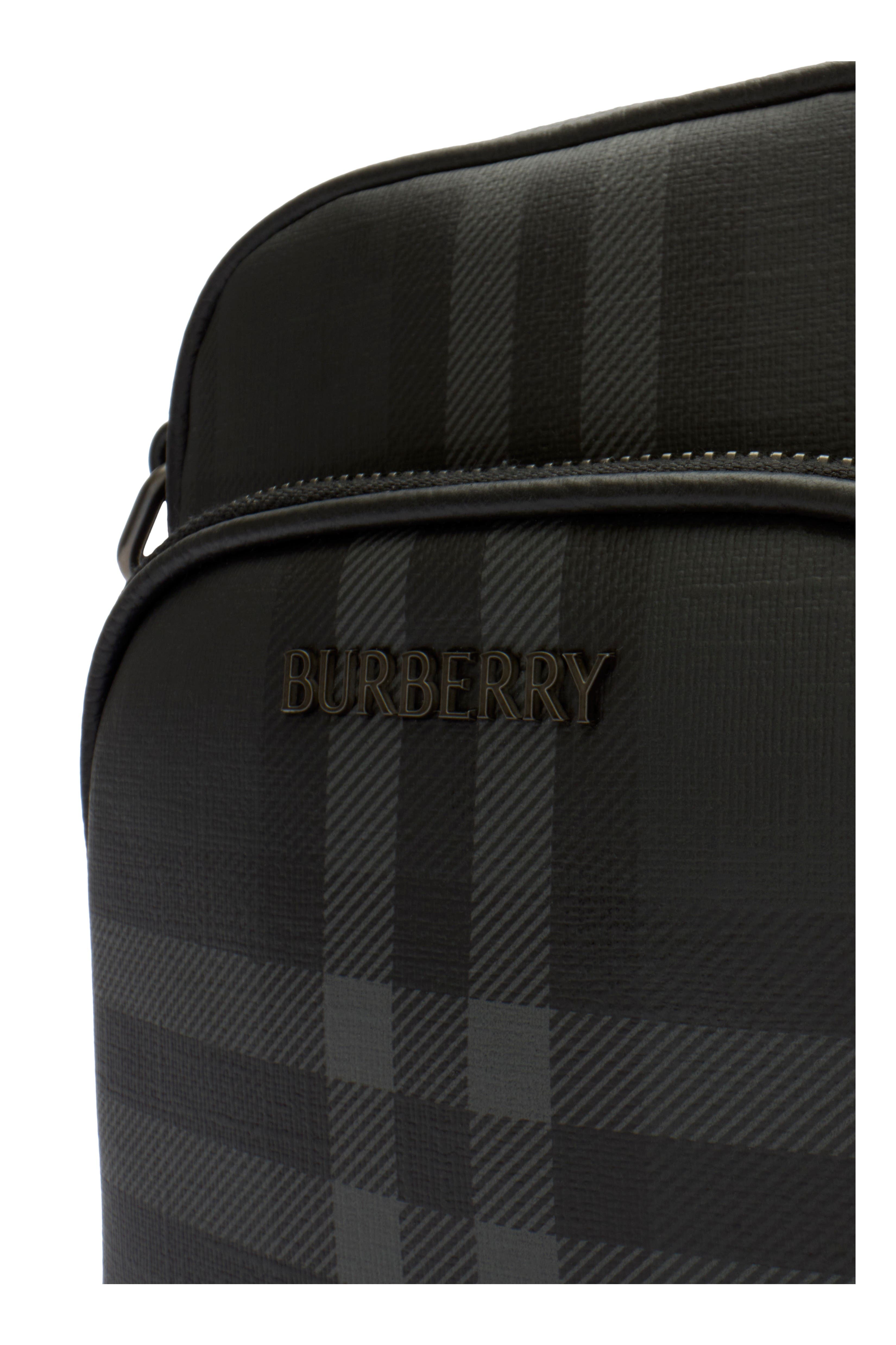 Mini City Check Crossbody Bag, Alternate, color, Iron grey