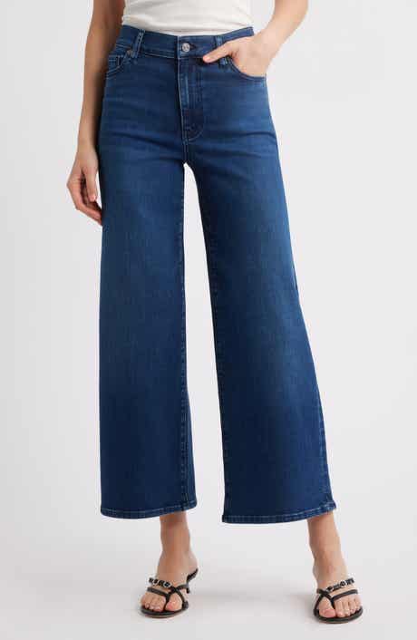 FRAME Le Pixie High Waist Slim Palazzo Jeans