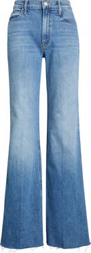 MOTHER The Doozy Fray Hem Flare Jeans