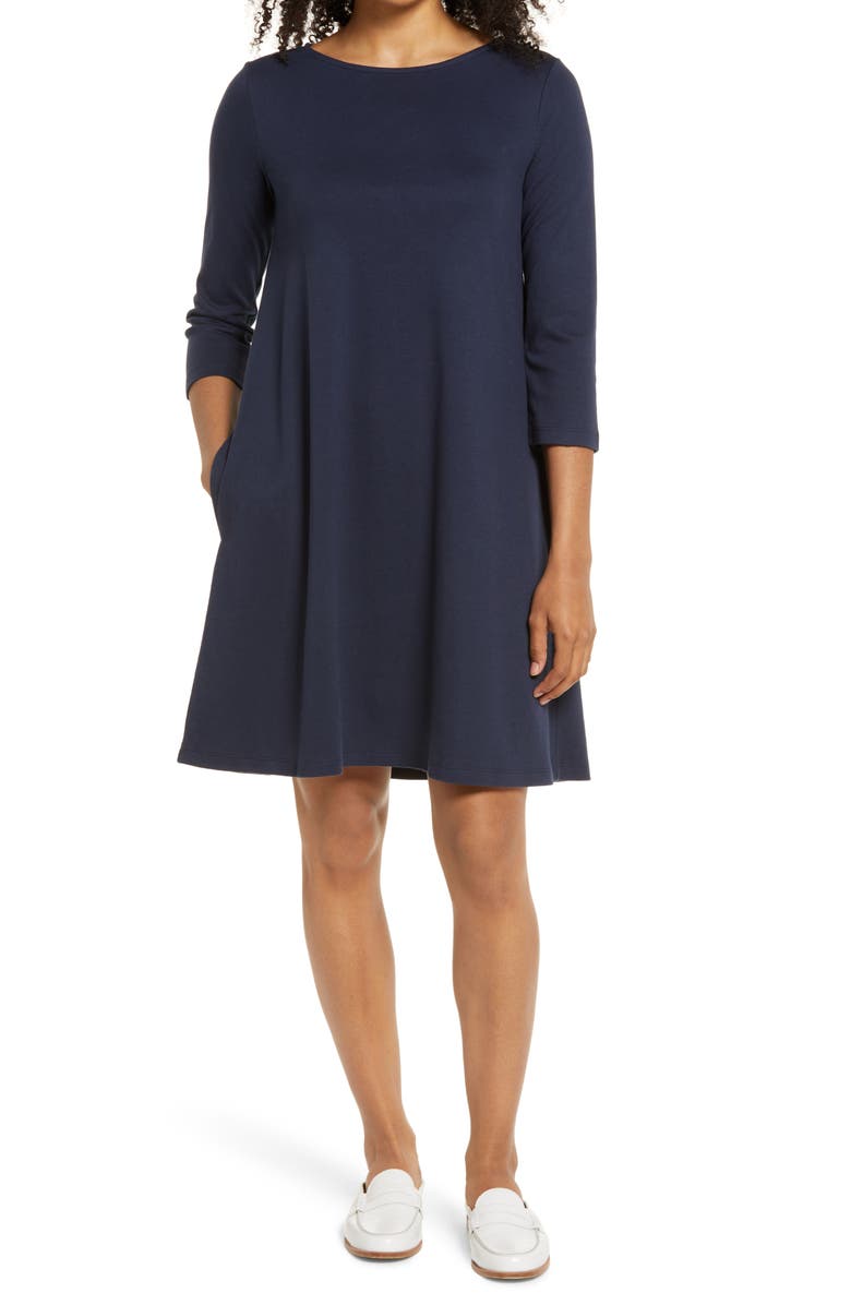 1901 Tie Back Stripe Knit Dress, Main, color, 