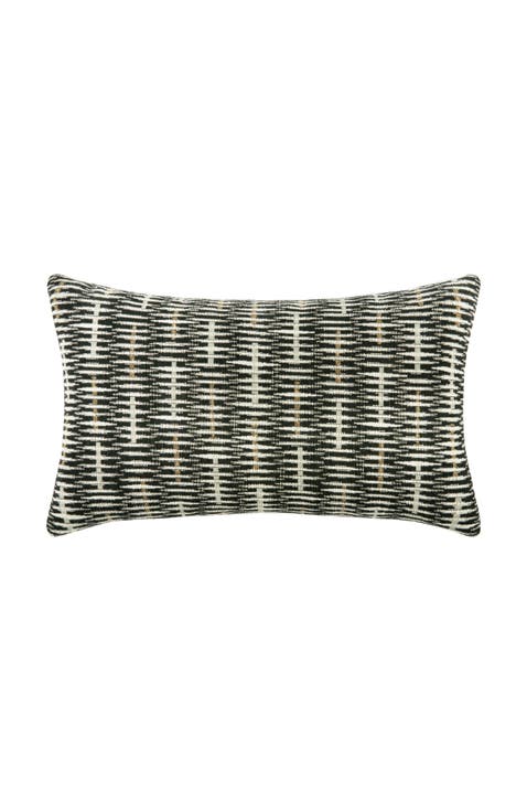 Intertwine Ebony Indoor & Outdoor Woven Accent Pillow