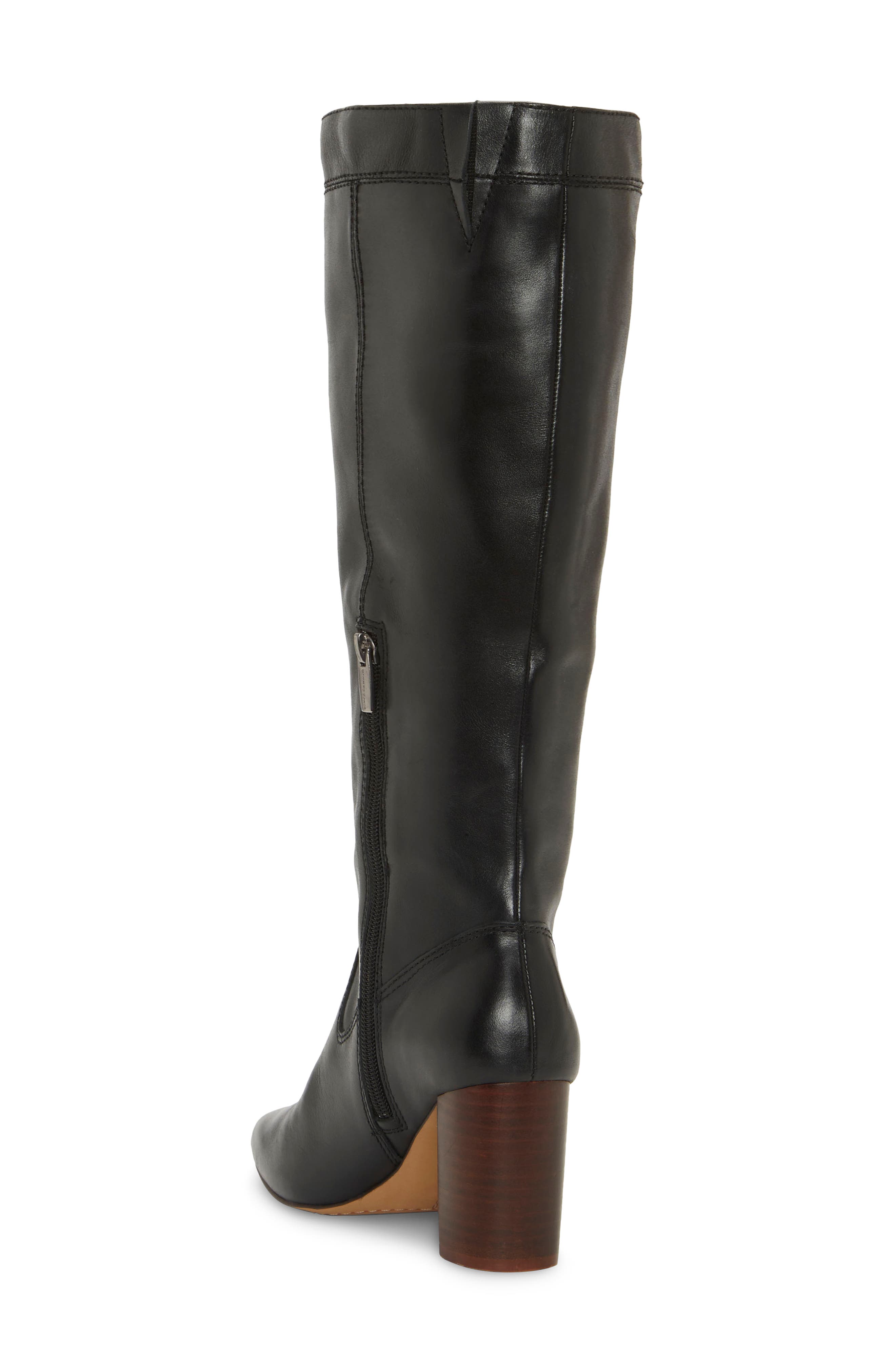 Caseyl Knee High Boot, Alternate, color, BLACK