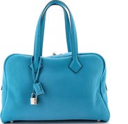 Pre-Owned Hermes Victoria II Bag Clemence 35