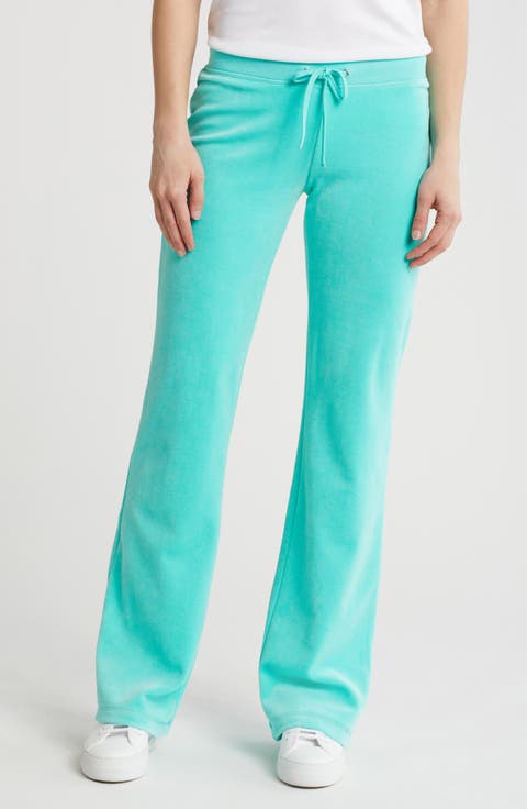 Heritage Velour Wide Leg Track Pants