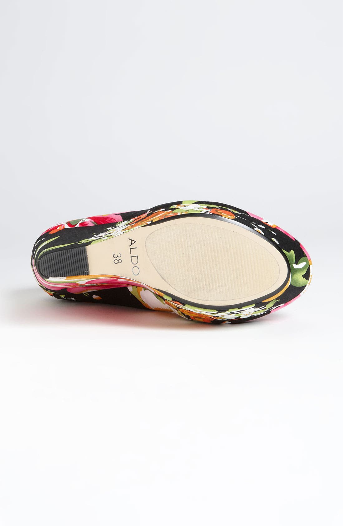 'Herena' Wedge Pump, Alternate, color, PINK FLORAL