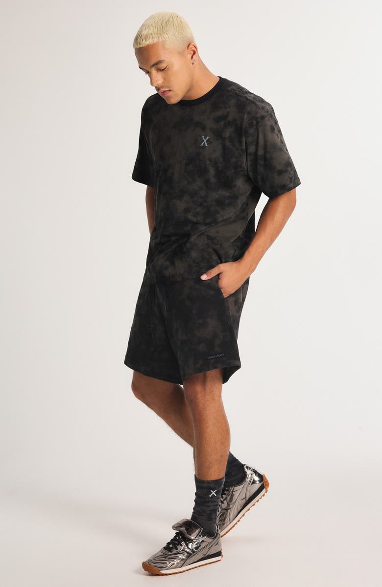 SAVAGE X FENTY Jersey T-Shirt, Alternate, color, Black Caviar Diffused Camo