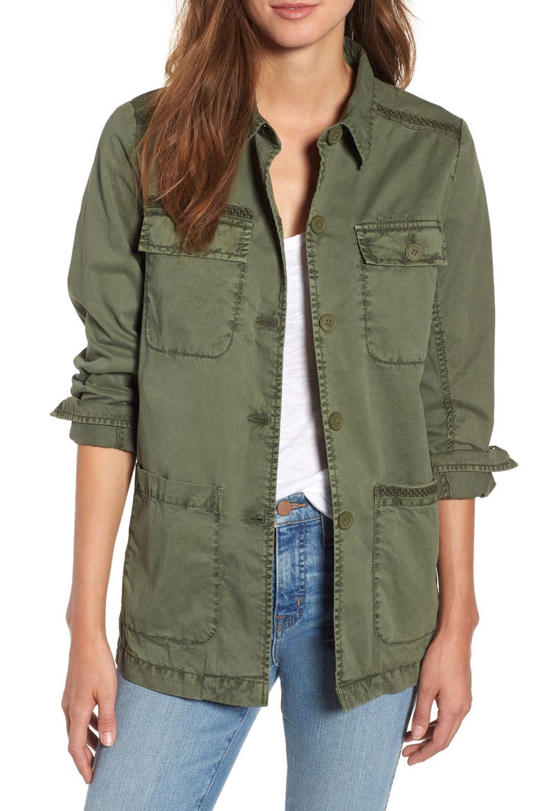 Utility Jacket, Main, color, GREEN BEETLE