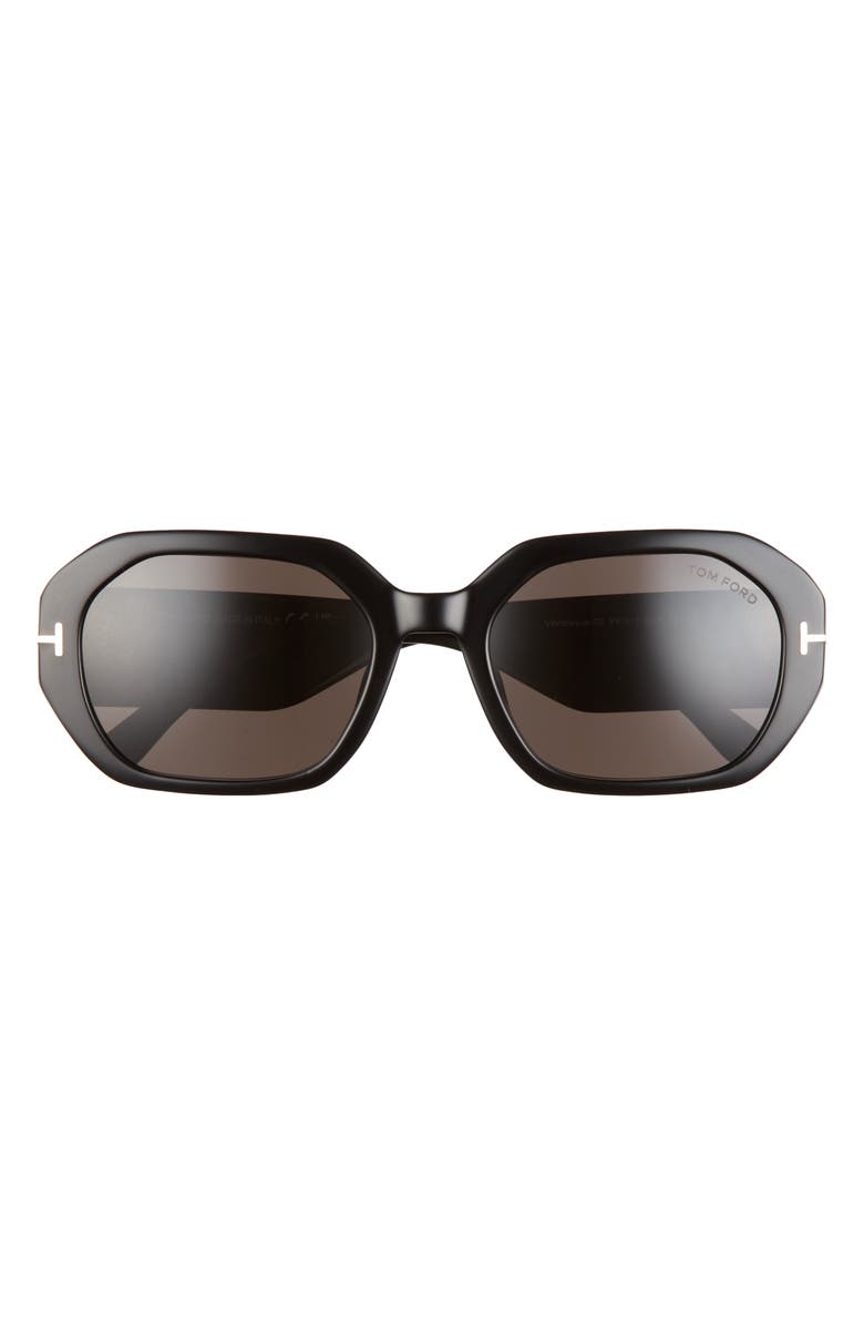 TOM FORD 55mm Geometric Sunglasses, Main, color, 