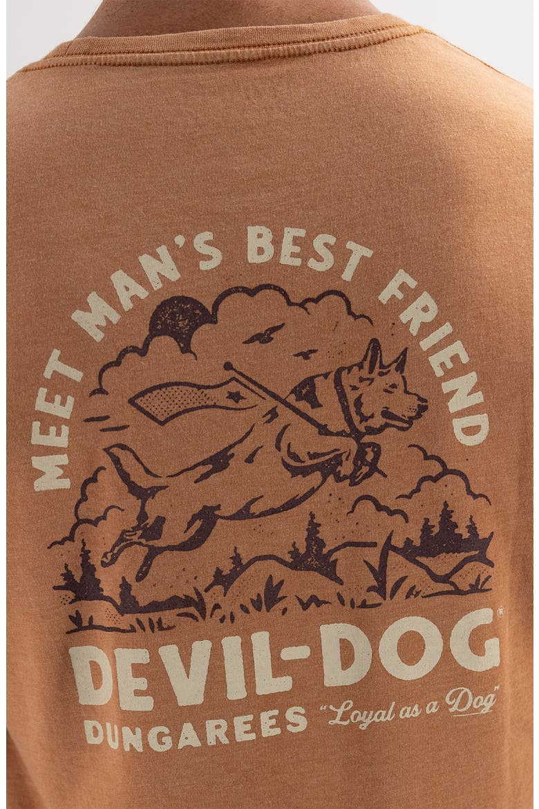 Man's Best Friend Graphic T-Shirt, Alternate, color, CLAY