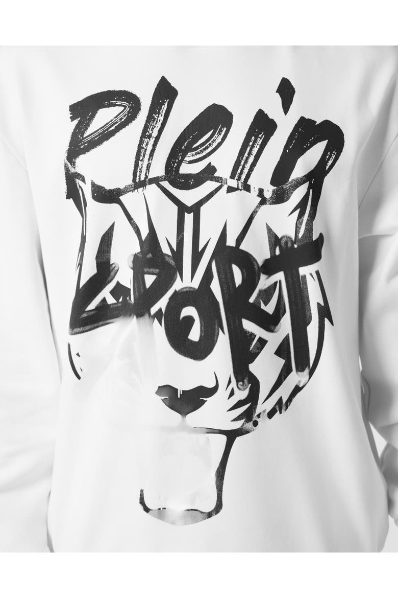 Hoodie Plein Sport Men, Alternate, color, white