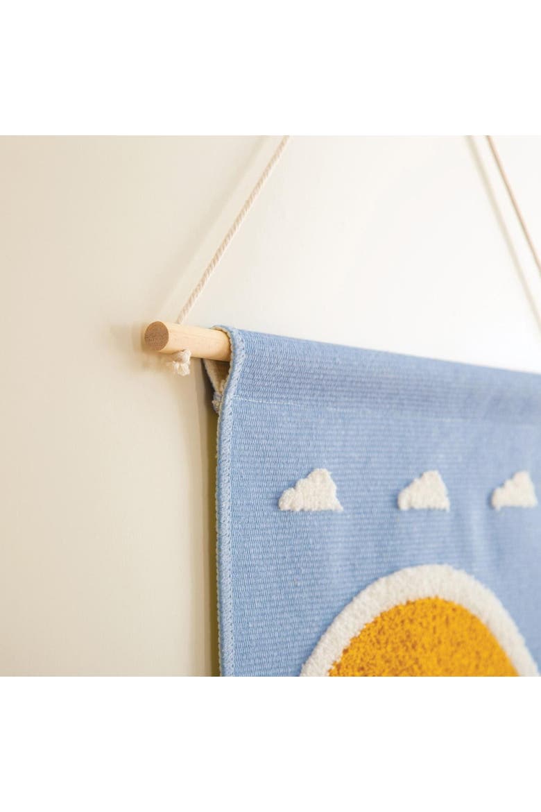 Spring Classroom Tapestry, Alternate, color, orange
