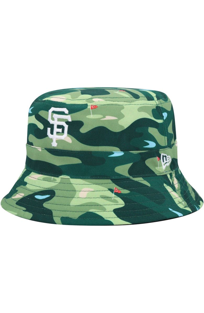 New Era Men's New Era Black San Francisco Giants Reverse Bucket Hat, Alternate, color,