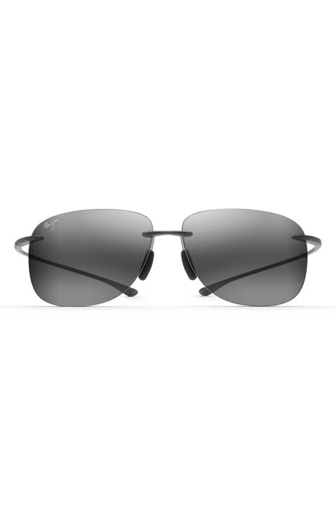 Hikina 62mm Polarized Round Sunglasses