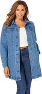 Jessica London Long Denim Jacket