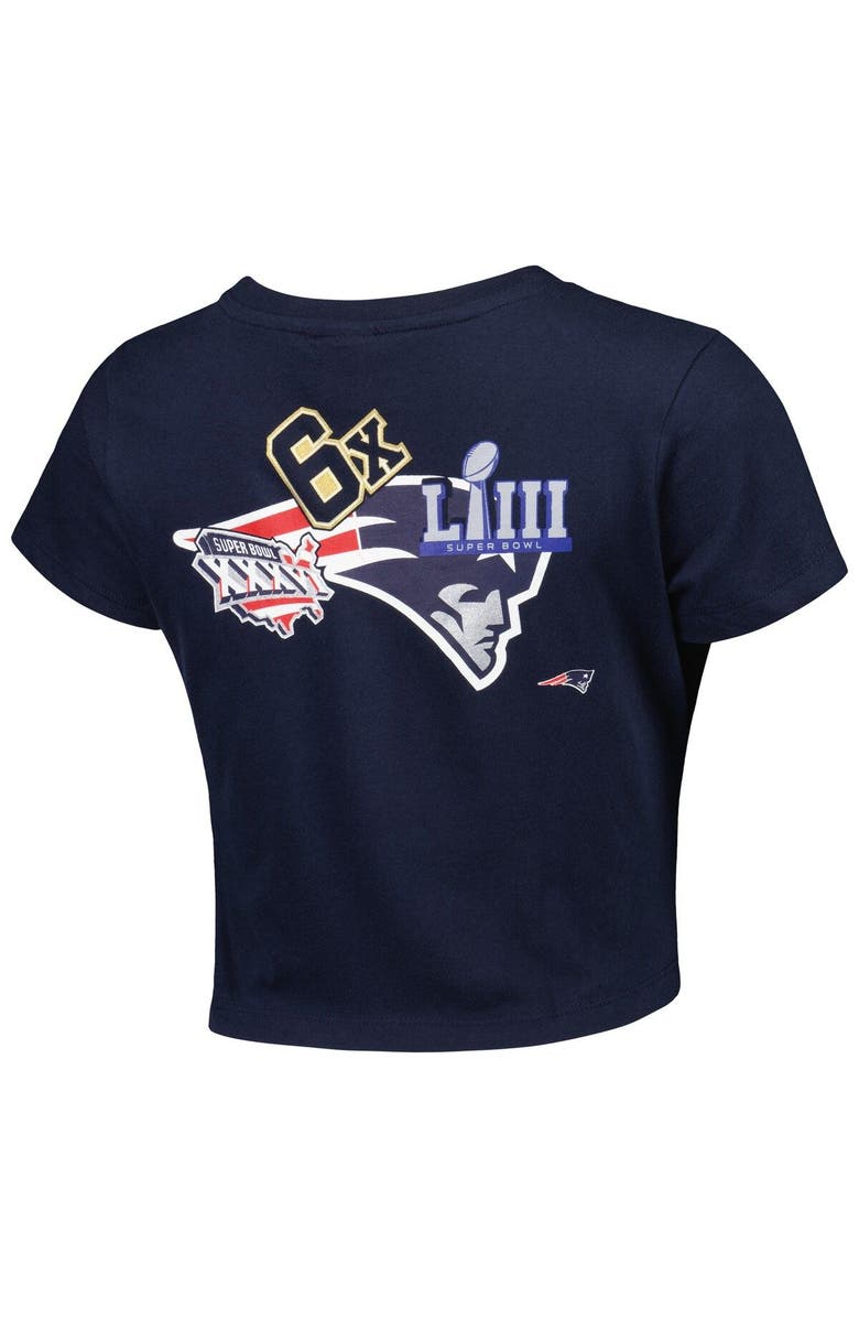 New Era Women's New Era Navy New England Patriots Historic Champs T-Shirt, Alternate, color, Navy