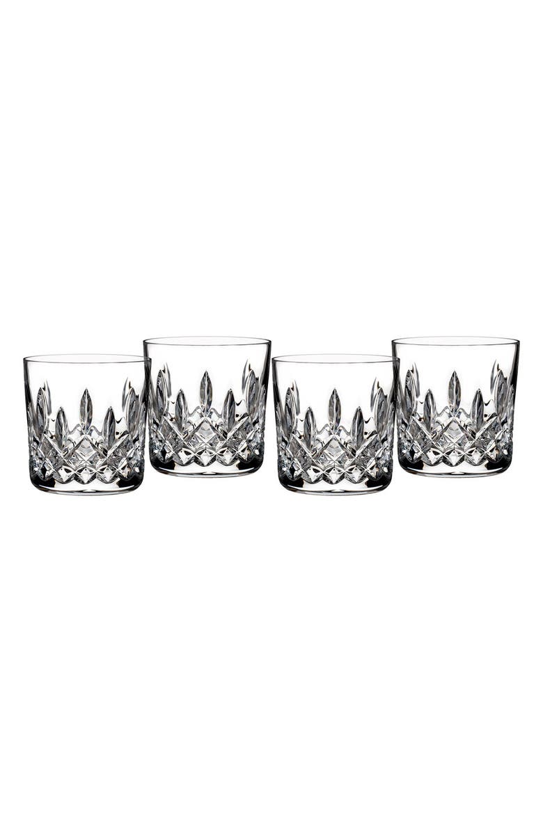 Waterford Lismore Set of 4 Lead Crystal Straight Sided Tumblers, Main, color, 