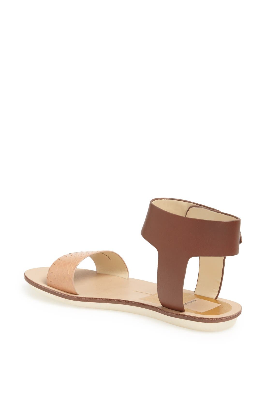 'Naria' Sandal, Alternate, color, BROWN