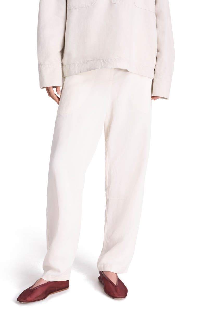 TWP Jetties Beach Straight Leg Pants, Main, color, Bone