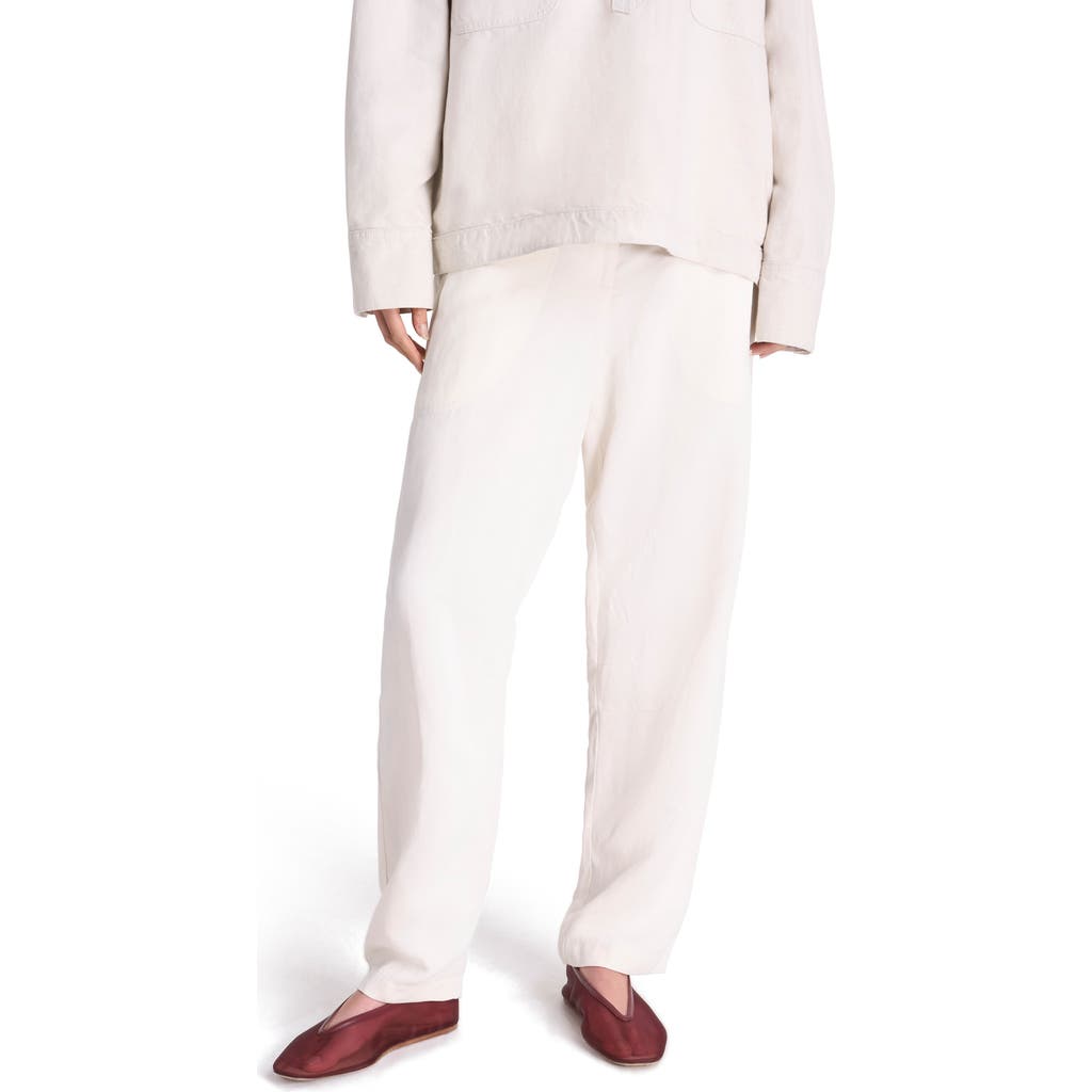 Twp Jetties Beach Straight Leg Pants In Bone