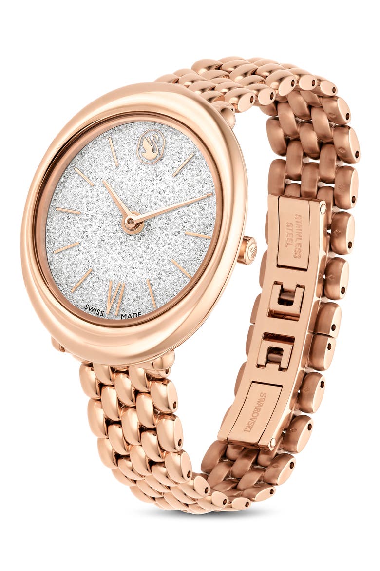 Imber Oval Bracelet Watch, 24mm x 26.3mm, Alternate, color, GOLD