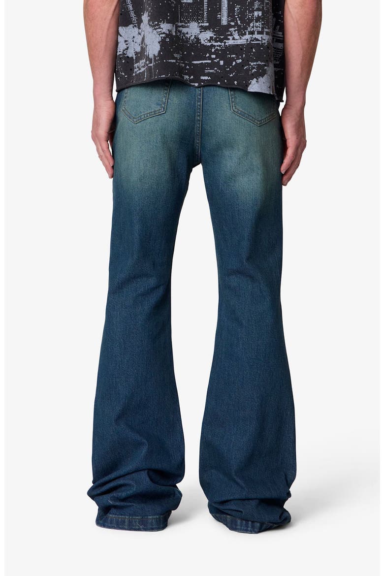 Super Stacked Relaxed Flare Leg Jeans, Alternate, color, BLUE
