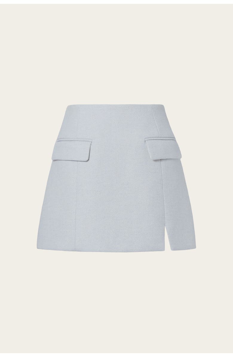 Malina Sandra Tailored Mini Skirt, Alternate, color, Blue Fishbone