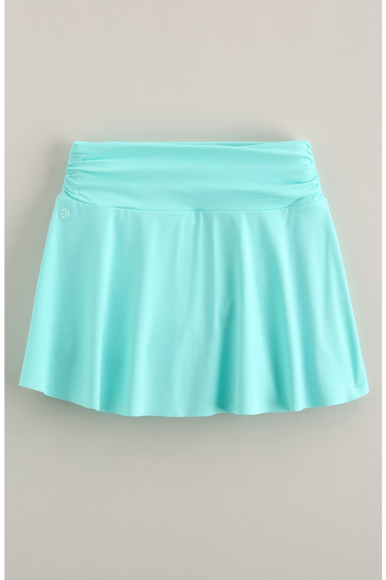 Kids' Twist & Twirl Faux Wrap Skort, Alternate, color, TEAL TINT