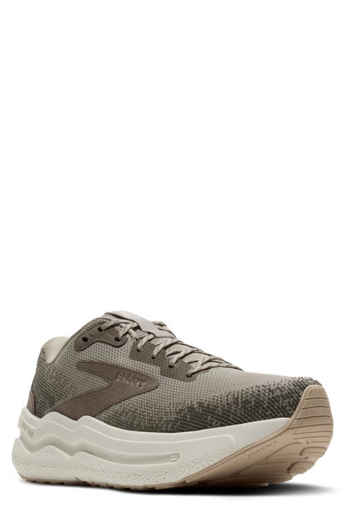 Brooks Ghost Max 2 Running Shoe In London Fog/falcon/coconut