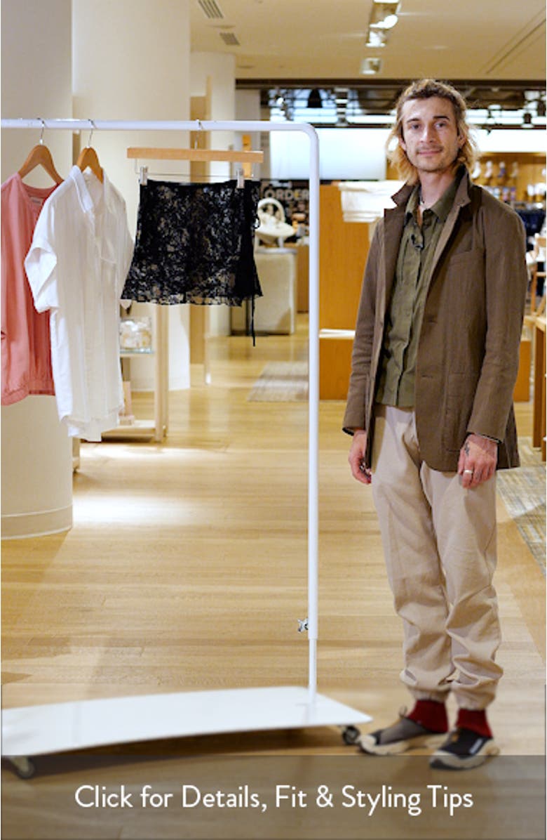 Sheer Lace Wrap Skirt, sales video thumbnail