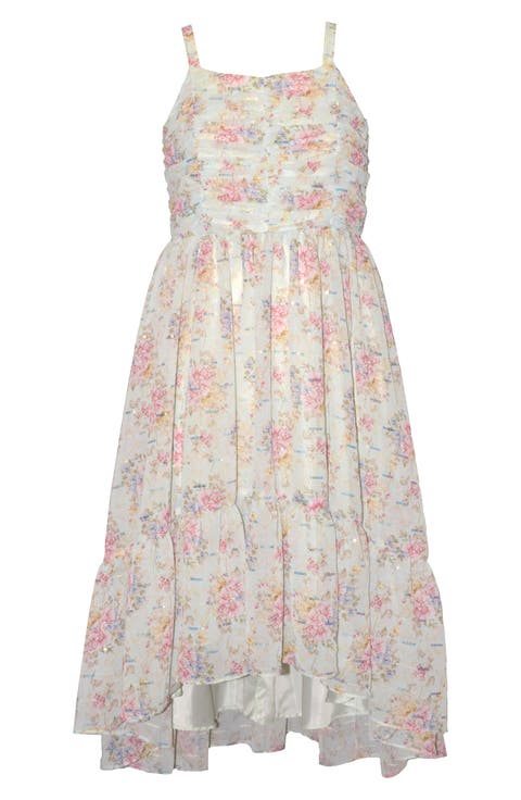 Kids' Sequin Chiffon Dress (Big Kid)