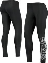 G-III SPORTS BY CARL BANKS Women's G-III Sports by Carl Banks Black Philadelphia 76ers Stadium Leggings
