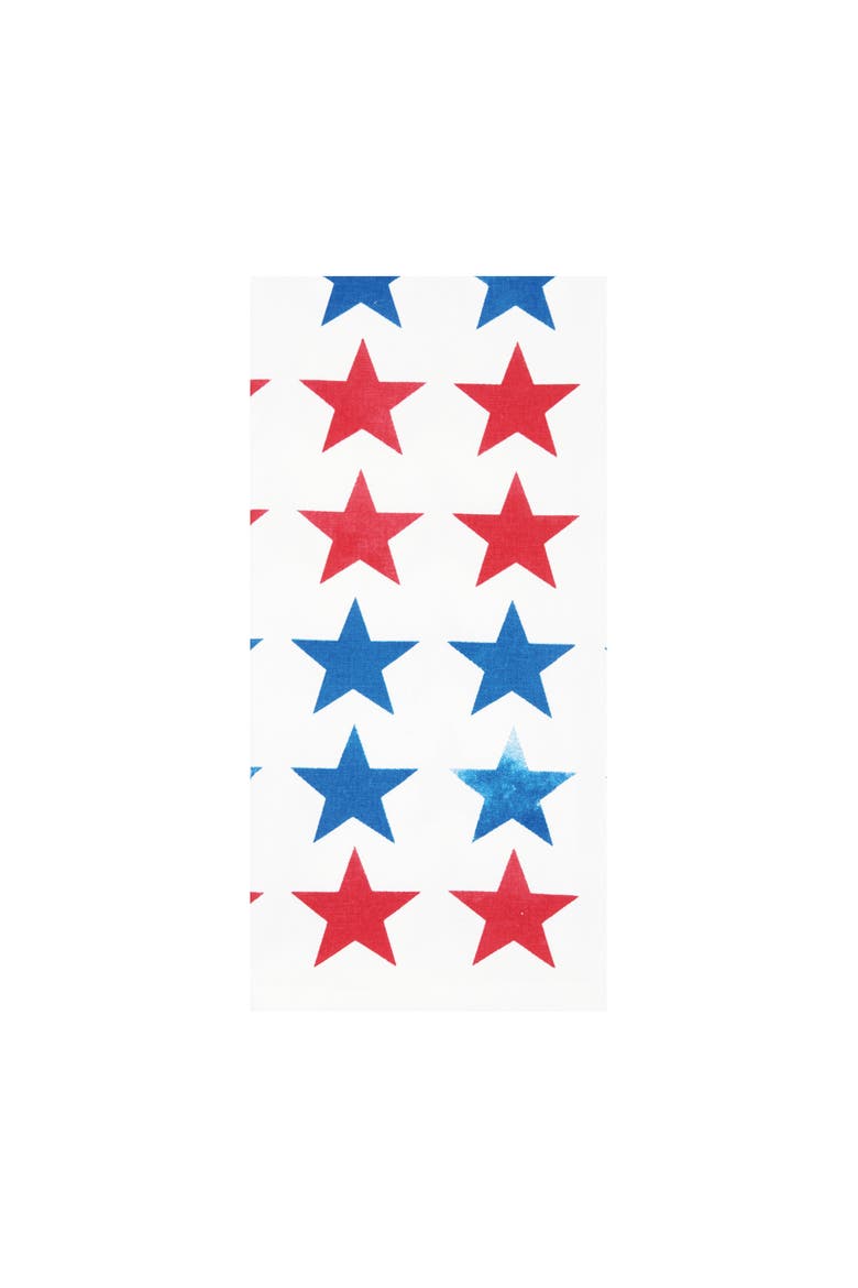 Red White & Pow Dishtowel, Alternate, color, White