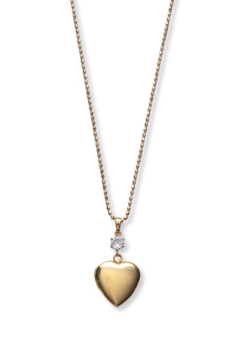 Heart Locket Pendant Necklace