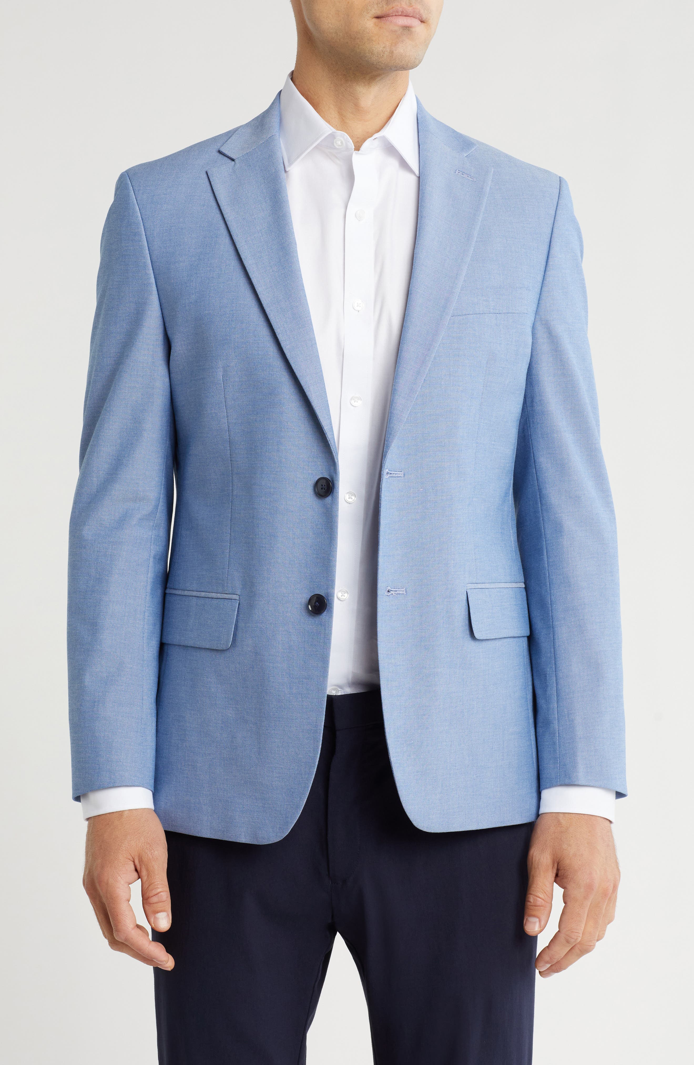 Tommy Hilfiger Blue Stretch Suit Jacket