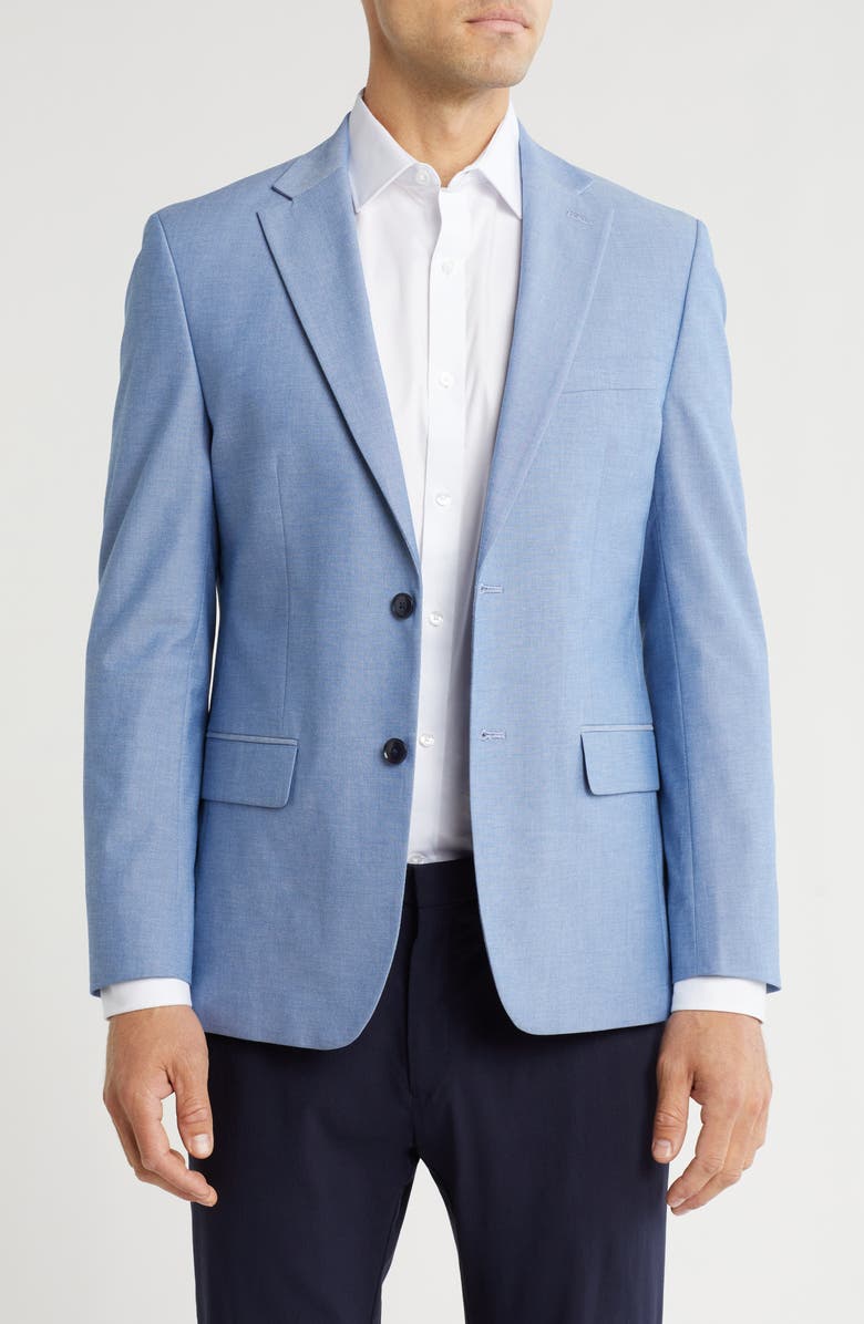 Tommy Hilfiger Blue Stretch Suit Jacket, Main, color, Blue